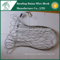 hand woven stainless steel wire rope mesh net basket